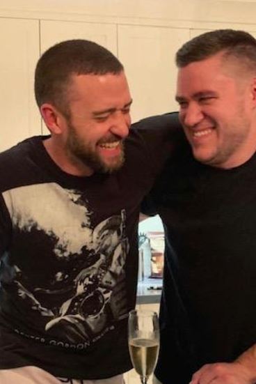 The Timberlake brothers are having a good time